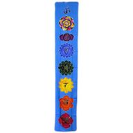 Väggbonad - Chakra Lodrät Banderoll - Himmelsblå 183x35cm