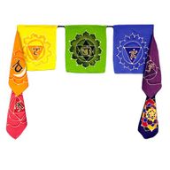 Väggbonad - Sju Flaggor - Chakra 7x (32x23cm)
