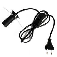 Svart Kabel till Lampor - EU