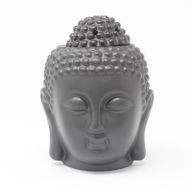 Buddhas Huvud Oljebrännare - Svart