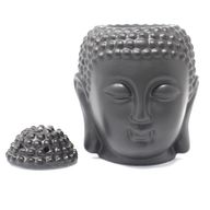 Buddhas Huvud Oljebrännare - Svart