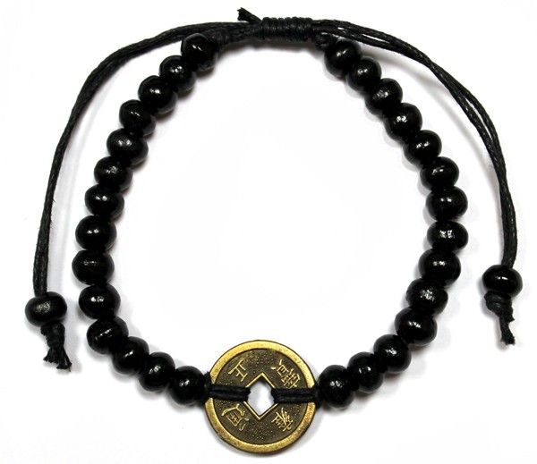 Feng-Shui Lyckoarmband - Svart