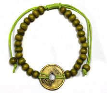 Feng-Shui Lyckoarmband - Limegrön