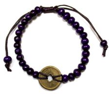 Feng-Shui Lyckoarmband - Lila