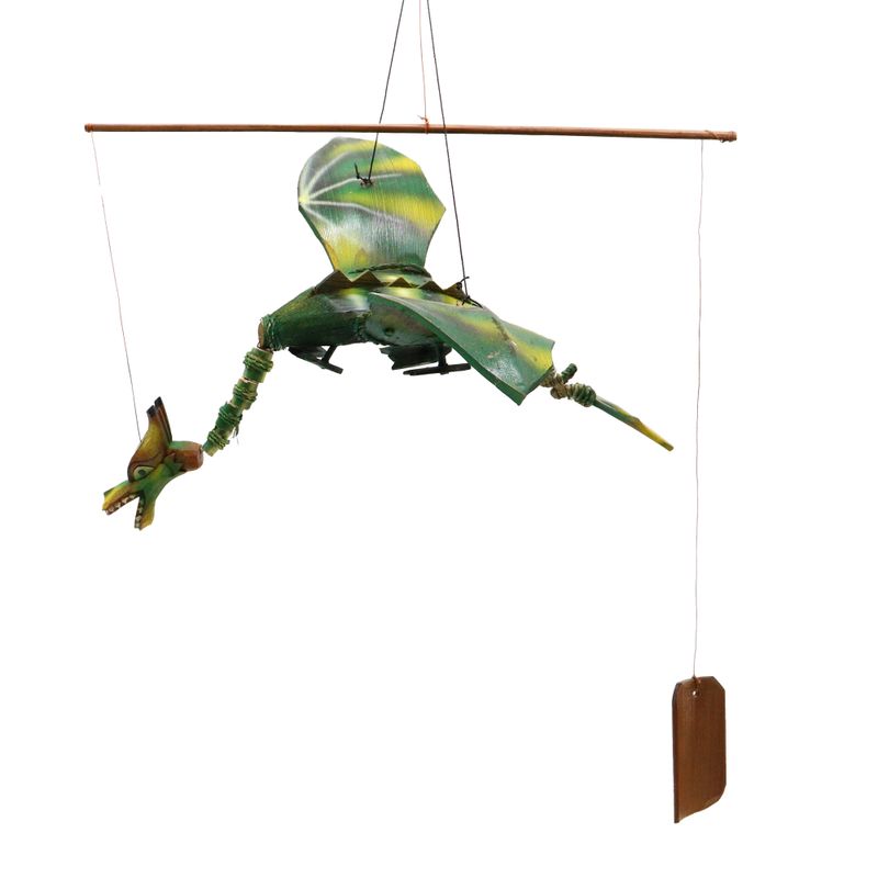 Grön Hängande Drake av Kokosnöt 37cm