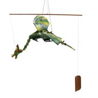 Grön Hängande Drake av Kokosnöt 37cm