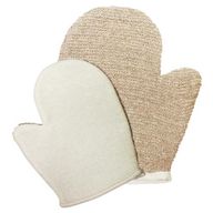 Badhandskar av Jute Mix - Bruna