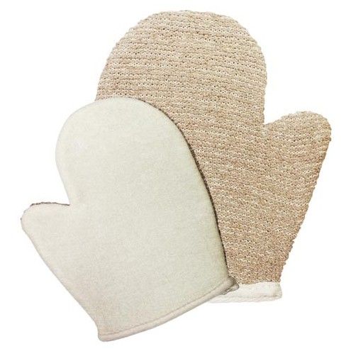 Badhandskar av Jute Mix - Bruna