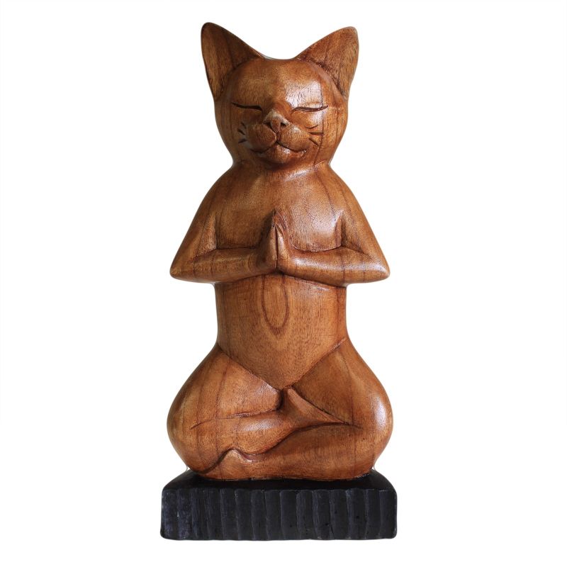 Handsnidad Yogakatt - Lotus