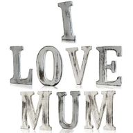 Shabby Chic Bokstäver - I LOVE MUM (8)