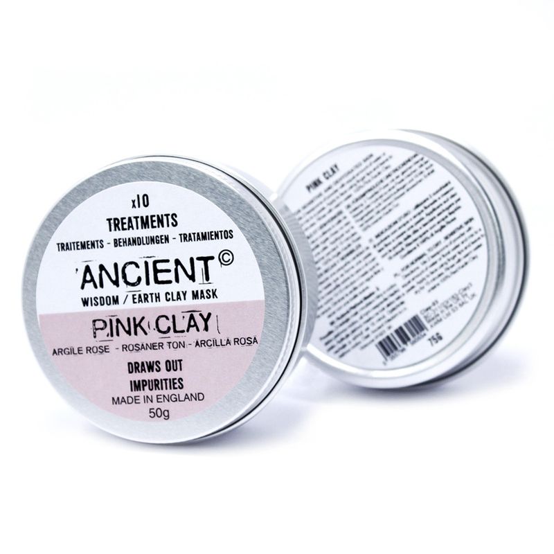 Rosa Ansiktsmask av Lera 50g