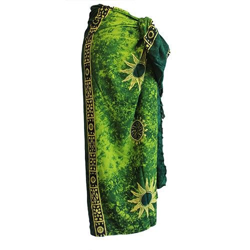 Bali Keltisk Sarong - Solsymboler (4 Olika Färger)