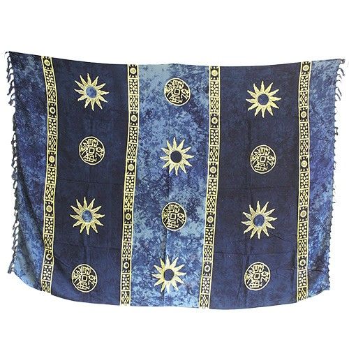 Bali Keltisk Sarong - Solsymboler (4 Olika Färger)