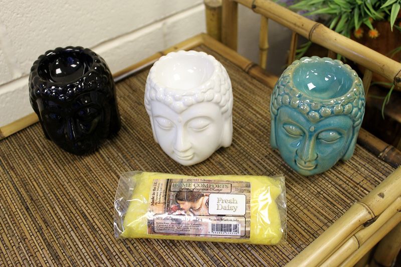 Buddha Oljebrännare - Svart