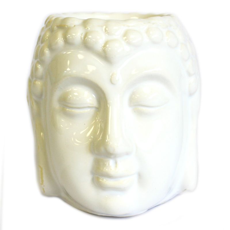 Buddha Oljebrännare - Vit
