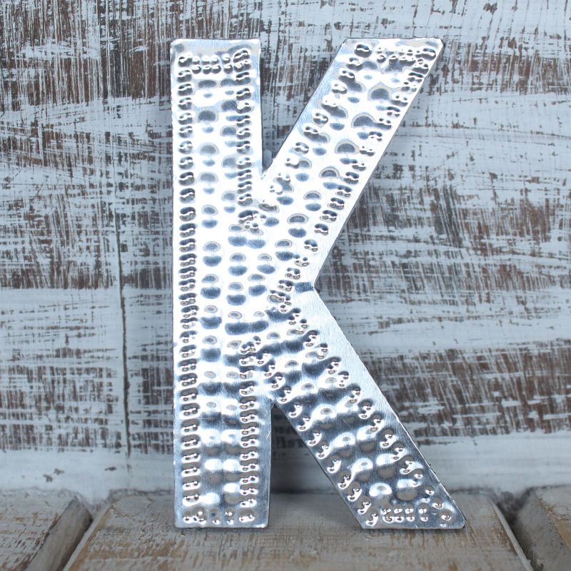 Små Bokstäver i Aluminium - K