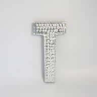 Små Bokstäver i Aluminium - T