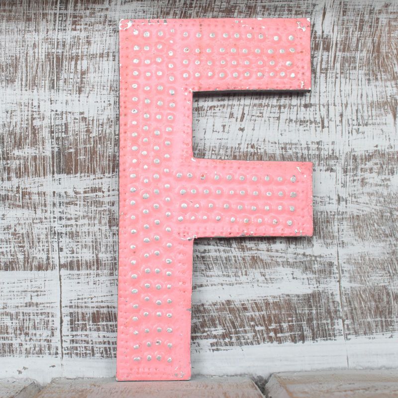 Bokstav "F" - Olika Färger - 15cm