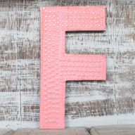Bokstav "F" - Olika Färger - 15cm