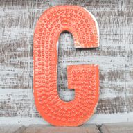Bokstav "G" - Olika Färger - 15cm