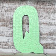 Bokstav "Q" - Olika Färger - 15cm