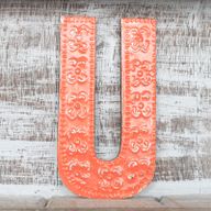Bokstav "U" - Olika Färger - 15cm