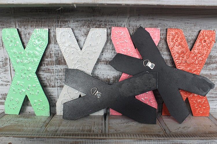 Bokstav "X" - Olika Färger - 15cm