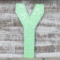 Bokstav "Y" - Olika Färger - 15cm