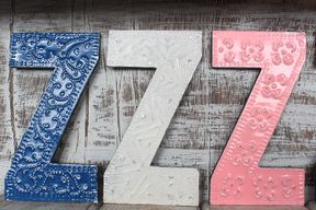 Bokstav "Z" - Olika Färger - 15cm