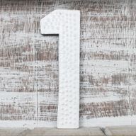 Siffra "1" - Olika Färger - 15cm