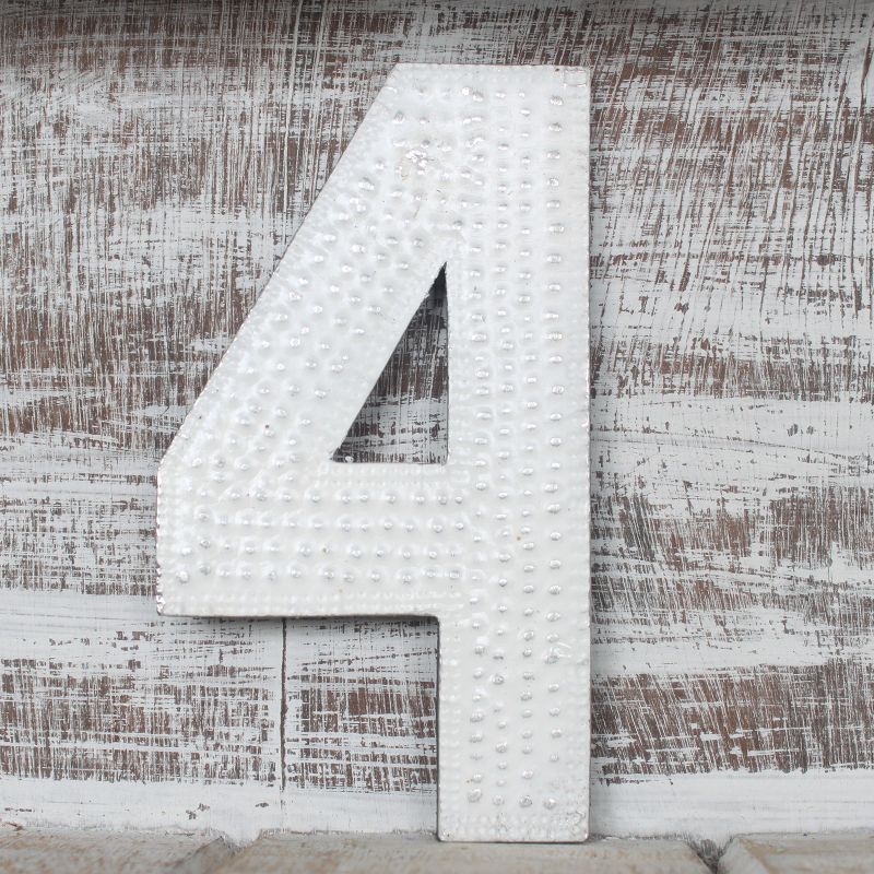 Siffra "4" - Olika Färger - 15cm