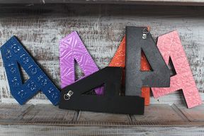 Siffra "4" - Olika Färger - 15cm