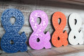Symbol "&" - Olika Färger - 15cm