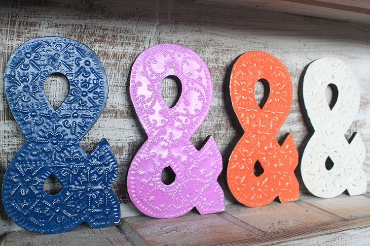 Symbol "&" - Olika Färger - 15cm