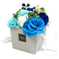 Blombukett av Tvål - Blå Bröllopsblommor