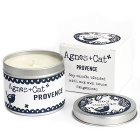 200g Presentförpackat Sojavaxljus i Burk - Provence