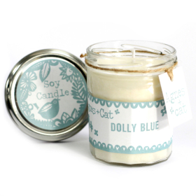 6x Ljus i Syltburk - Dolly Blue