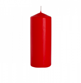 6x Pelarljus 60x150mm - Röd