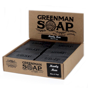 12x Greenman Tvålar 100g - Manlig Man
