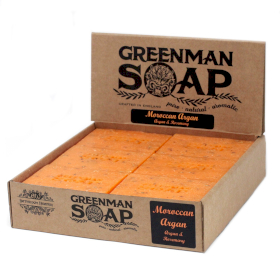 12x Greenman Tvålar 100g - Gyllene Argan