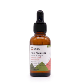3x Ekologiskt Hårserum 30ml - Pepparmynta