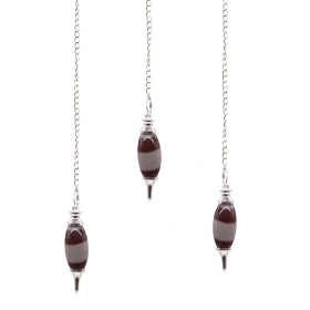 Shiva Lingam Pendel med Spets