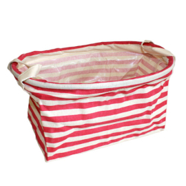 Displaykorg i Bomull - Oval - Rosa