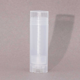 100x Oval Klar Läppstiftsbehållare - 5g (6.6x1.9x1.2cm)