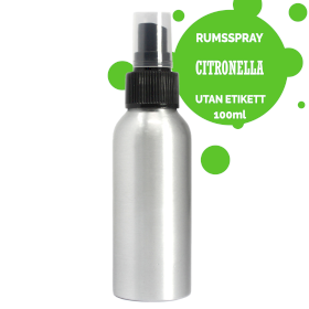 6x 100ml Rumsspray - Citronella - Utan Etikett