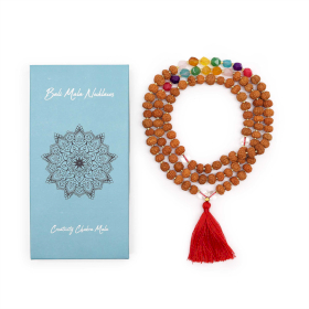 Bali Mala Halsband - Kreativitetschakra