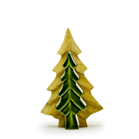 6x Vilse i Skogen - Litet Träd i ett Träd - Trädekoration - 15x10cm