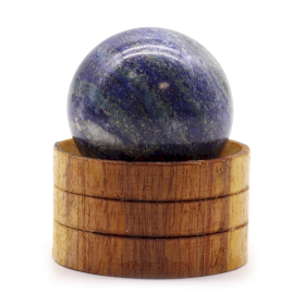 Ädelstenskula med Stativ 40mm - Afghansk Lapis