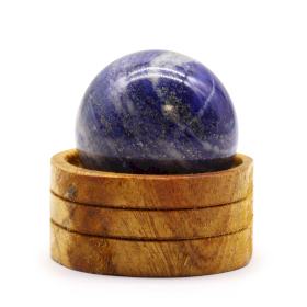 Ädelstenskula med Stativ 50mm - Afghansk Lapis