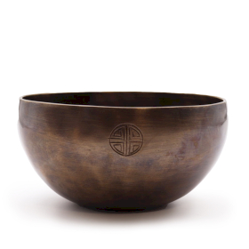 Stor Indisk Klangskål med Månfaser (ca 850g) - 17cm